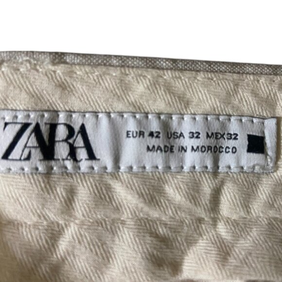 Men's ZABA Cream Pants - Picture 3 of 3